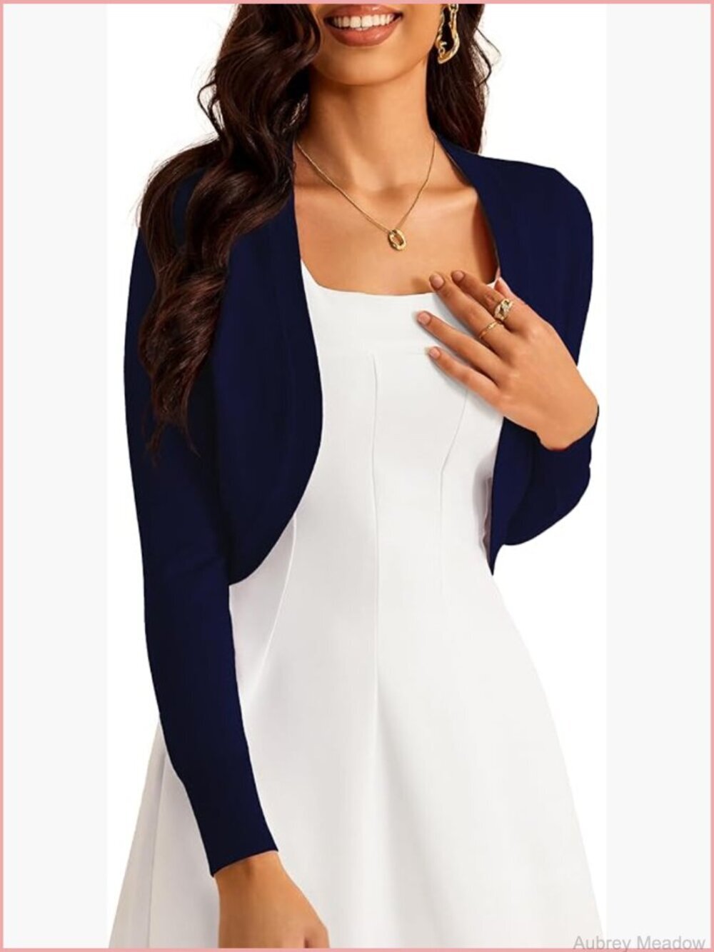 Soft Cropped Bolero Cardigan Long Sleeve Open Front Knit Sweater